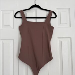Abercrombie & Fitch Bodysuit in Taupe